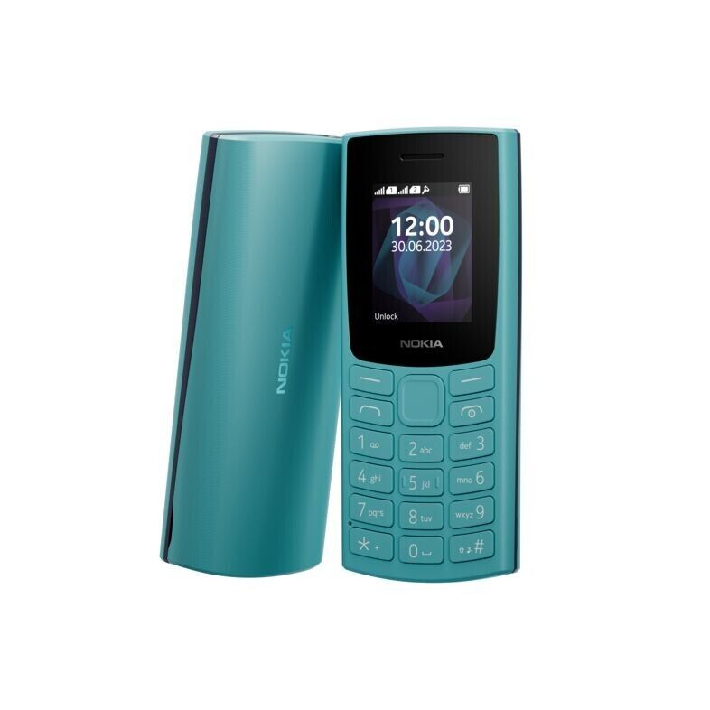 NOKIA Dual Sim Feature Phone 105 Cyan Unlocked ( RETURNED )