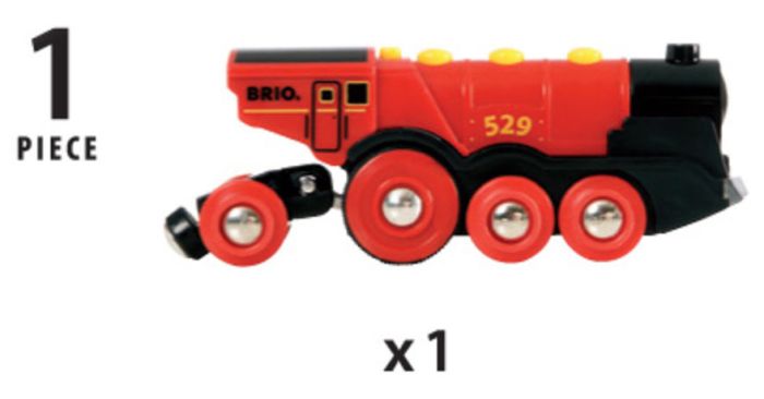 Brio Mighty Red Action Locomotive 33592