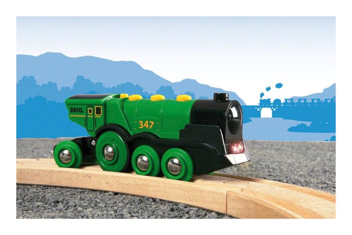 Brio World Big Green Action Locomotive 33593