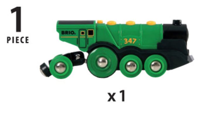 Brio World Big Green Action Locomotive 33593