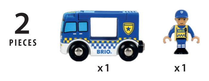 Brio Police Van 33825
