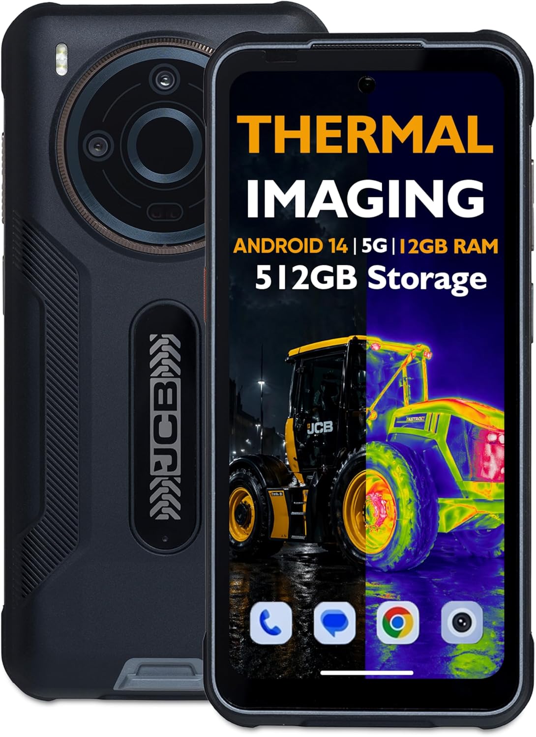 JCB Toughphone MAX Pro P20 Rugged 5G Smartphone 512GB