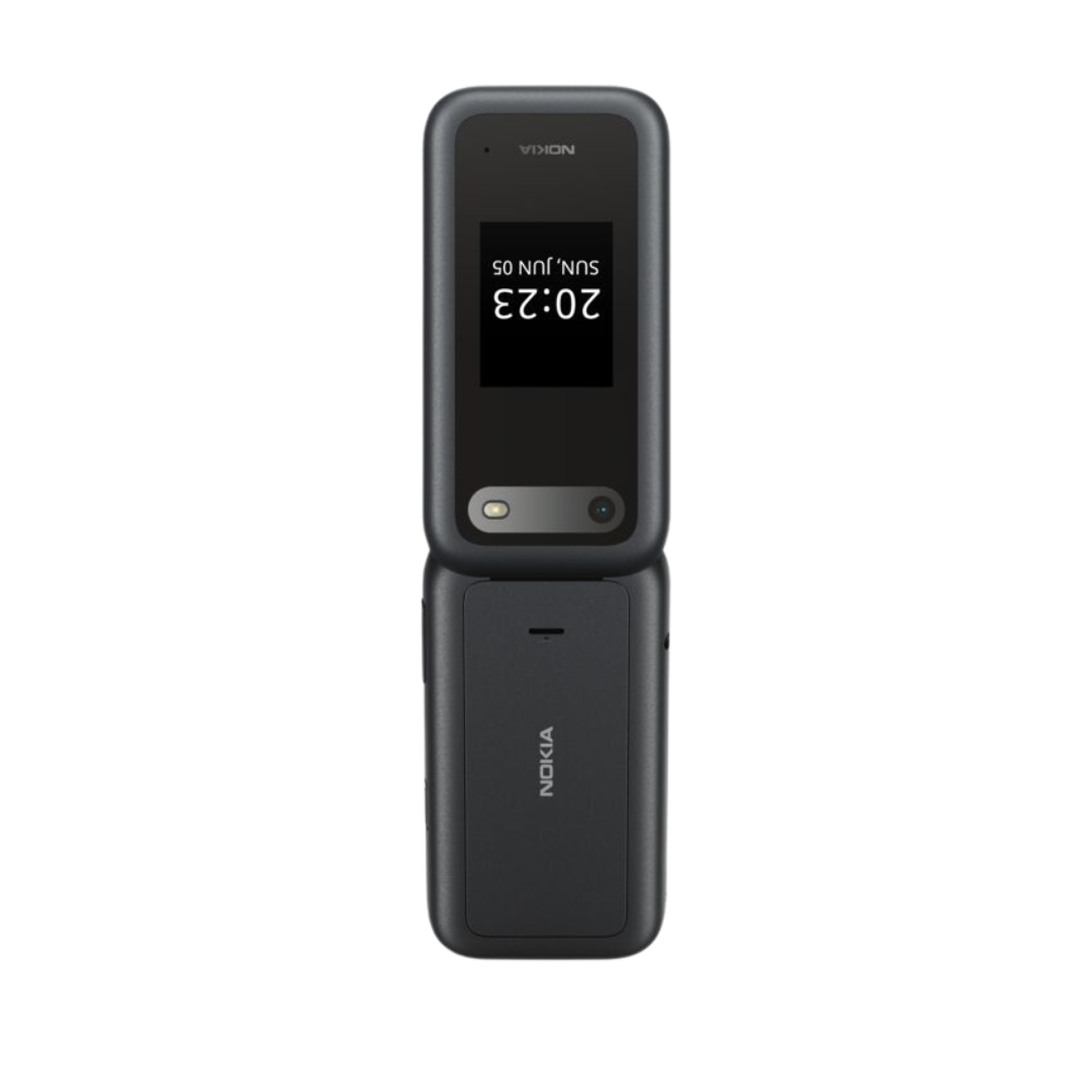 Nokia 2660 4G Dual Sim Dual Display Flip Feature Phone Flip Black Unlocked
