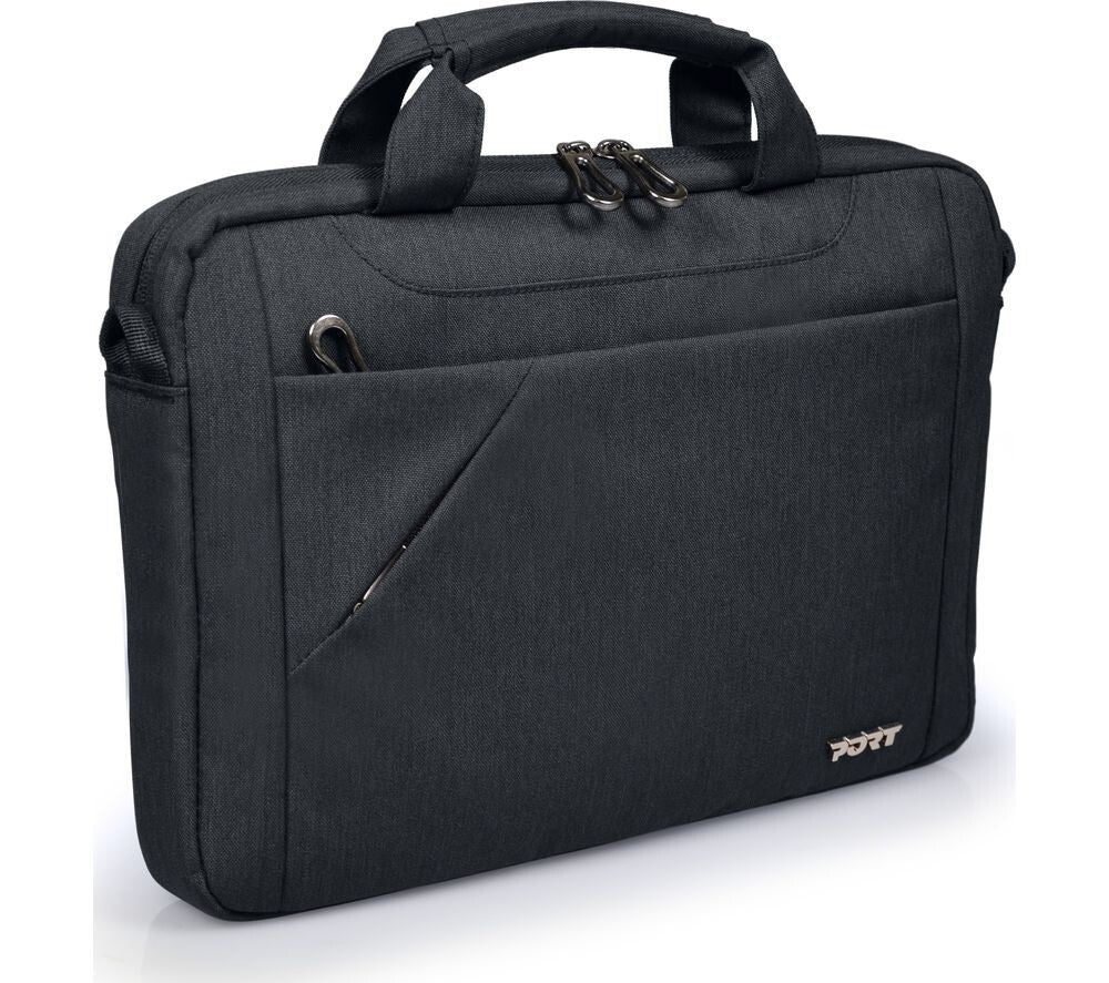 Port Designs Sydney Top Loader Black Laptop Travel Bag 13/14inch