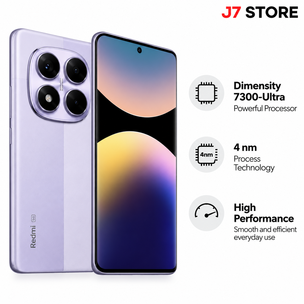 Xiaomi Redmi Note 14 Pro 5G Android Smartphone Lavender Purple 256GB