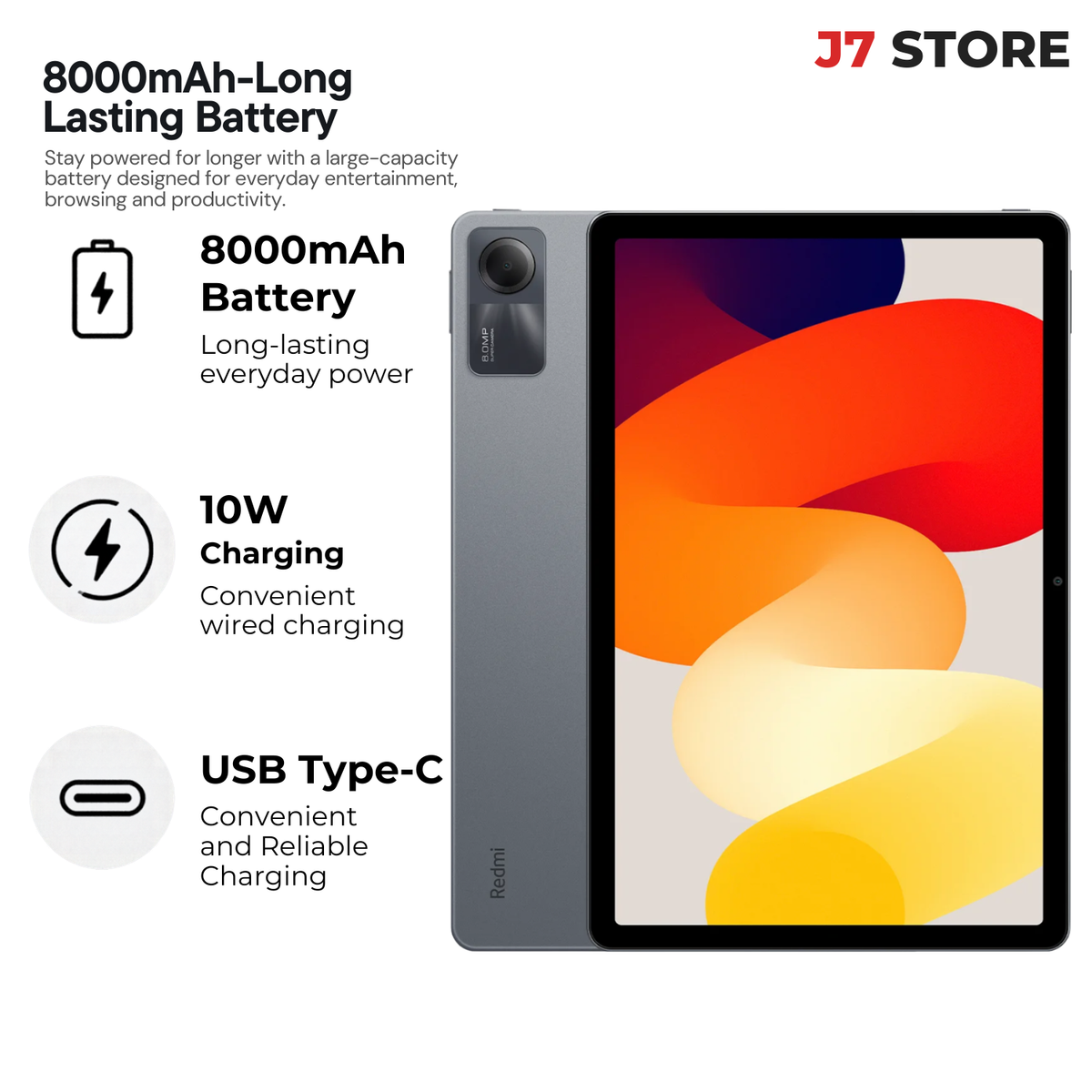 Xiaomi Redmi Pad SE Android Smartphone Graphite Gray 128GB