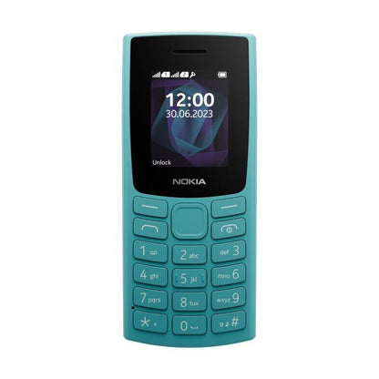 NOKIA Dual Sim Feature Phone 105 Cyan Unlocked ( OPENED BOX )