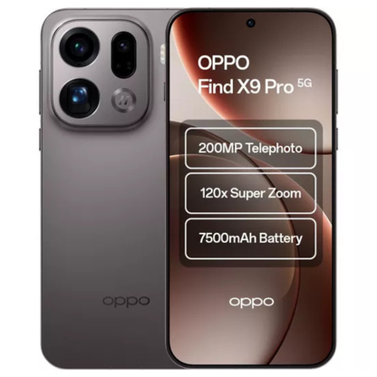 Oppo Find X9 Pro Smartphone Charcoal Grey 512GB - Renewed Excellent