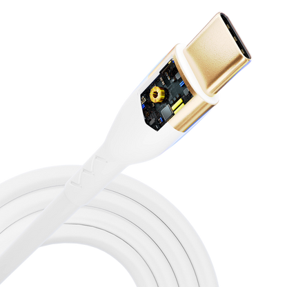 3mk - Hyper Cable - 2M Type-C to Type-C Data Cable (100W) (White)
