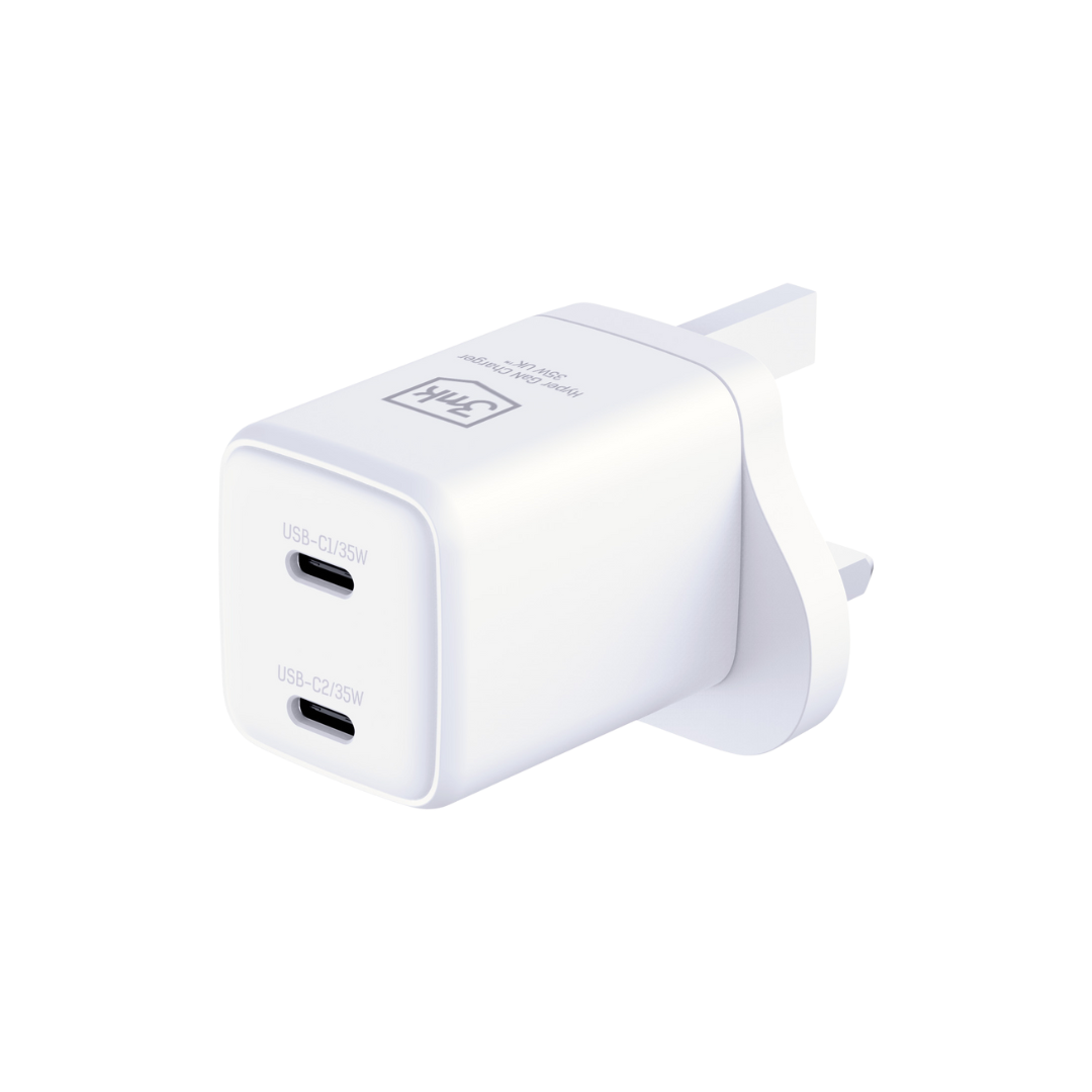 3mk - Hyper Charger - Dual-Port Fast Charging Plug (35W)
