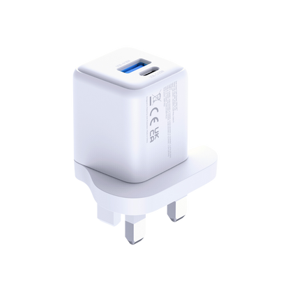 3mk Hyper Charger - Dual-Port Fast Charging Plug (20W)