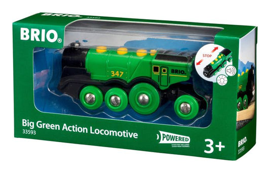 Brio World Big Green Action Locomotive 33593