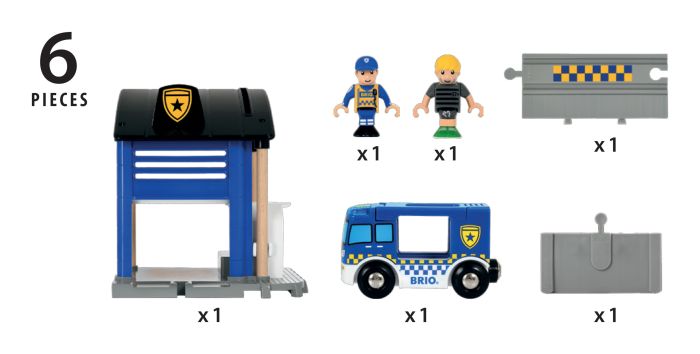 Brio Police Station Light & Sound 33813