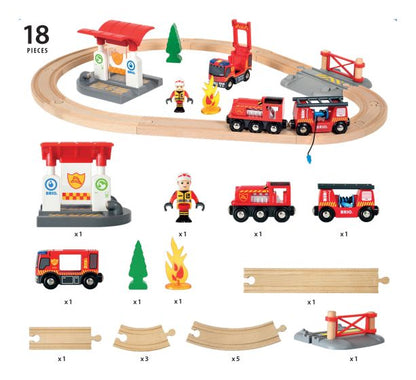 Brio Rescue Fire Fighter Set 33815