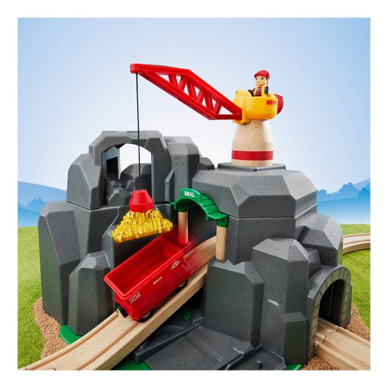 Brio Crane and Moutain Tunnel 33889