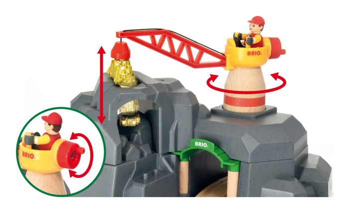 Brio Crane and Moutain Tunnel 33889