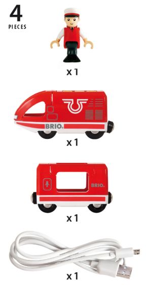 Brio Travel Rechargeable Train 33746