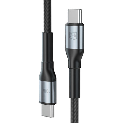 3mk Hyper Cable N-SERIES USB-C to USB-C 100W 1m Black
