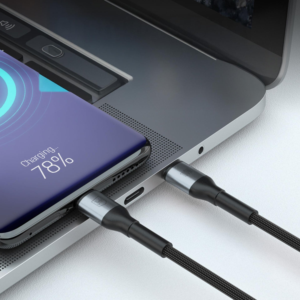 3mk Hyper Cable N-SERIES USB-C to USB-C 100W 1m Black