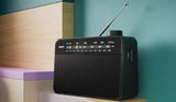 Philips 200 Series AM/FM AC/Battery Powered LED Portable Radio- Black TAR2509