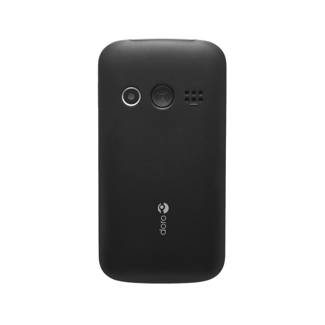 Doro 1380 2G Black Dual SIM Feature Phone with Large Buttons 