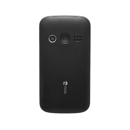 Doro 1380 2G Black Dual SIM Feature Phone with Large Buttons 