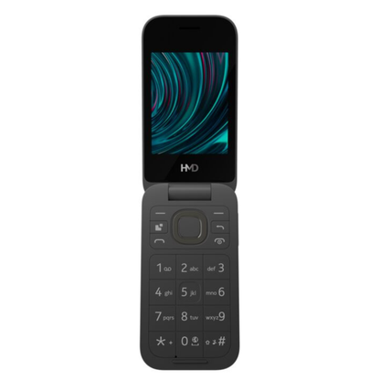 HMD 2660 4G Basic Flip Feature Phone Black 