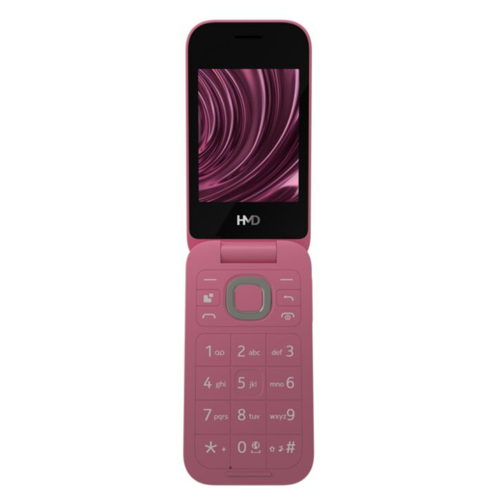 HMD 2660 4G Basic Flip Feature Phone Red