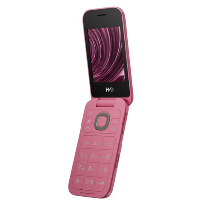 HMD 2660 4G Basic Flip Feature Phone Red