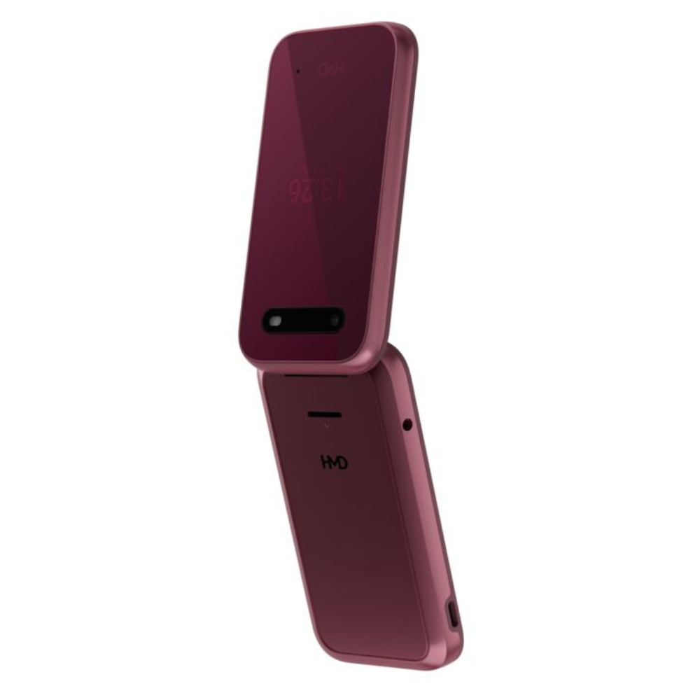 HMD 2660 4G Basic Flip Feature Phone Red