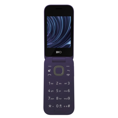 HMD 2660 4G Basic Flip Feature Phone Violet