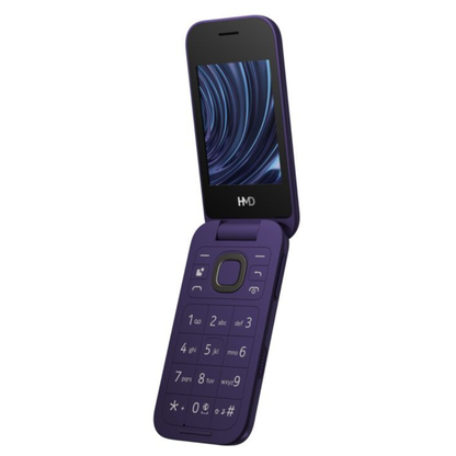 HMD 2660 4G Basic Flip Feature Phone Violet