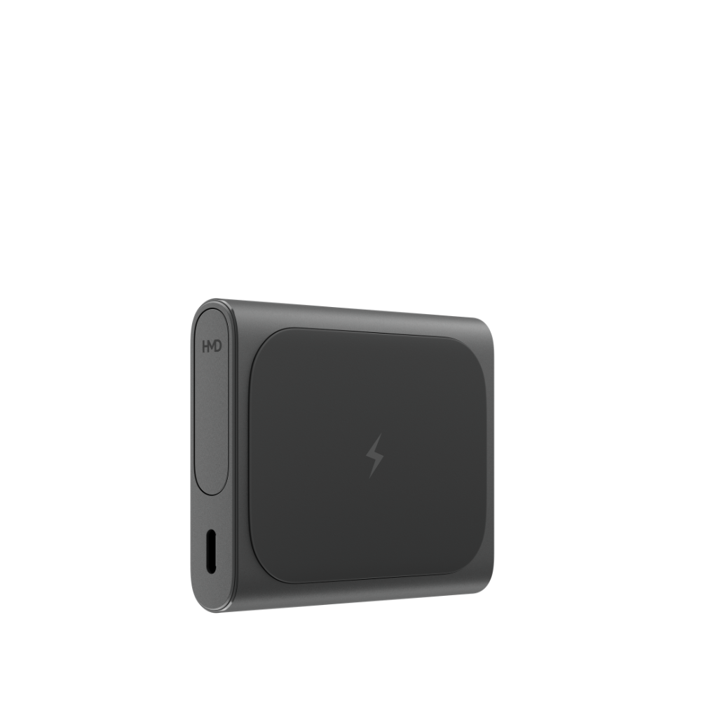 Image of HMD Amped Buds Black – premium wireless earbuds featuring advanced noise cancellation, a secure ergonomic design, and rich, immersive sound quality for a reliable audio experience.