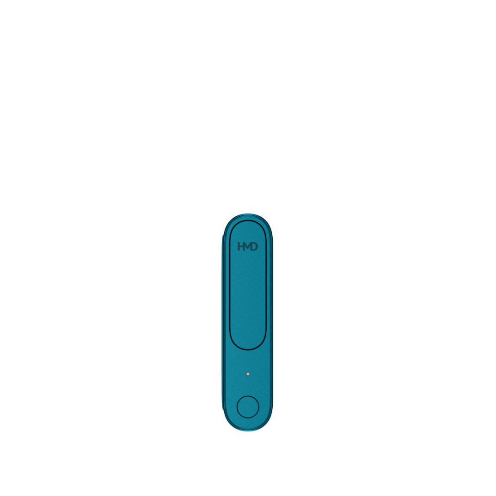 Image of HMD Amped Buds Cyan – premium wireless earbuds featuring advanced noise cancellation, a secure ergonomic design, and rich, immersive sound quality for a reliable audio experience.