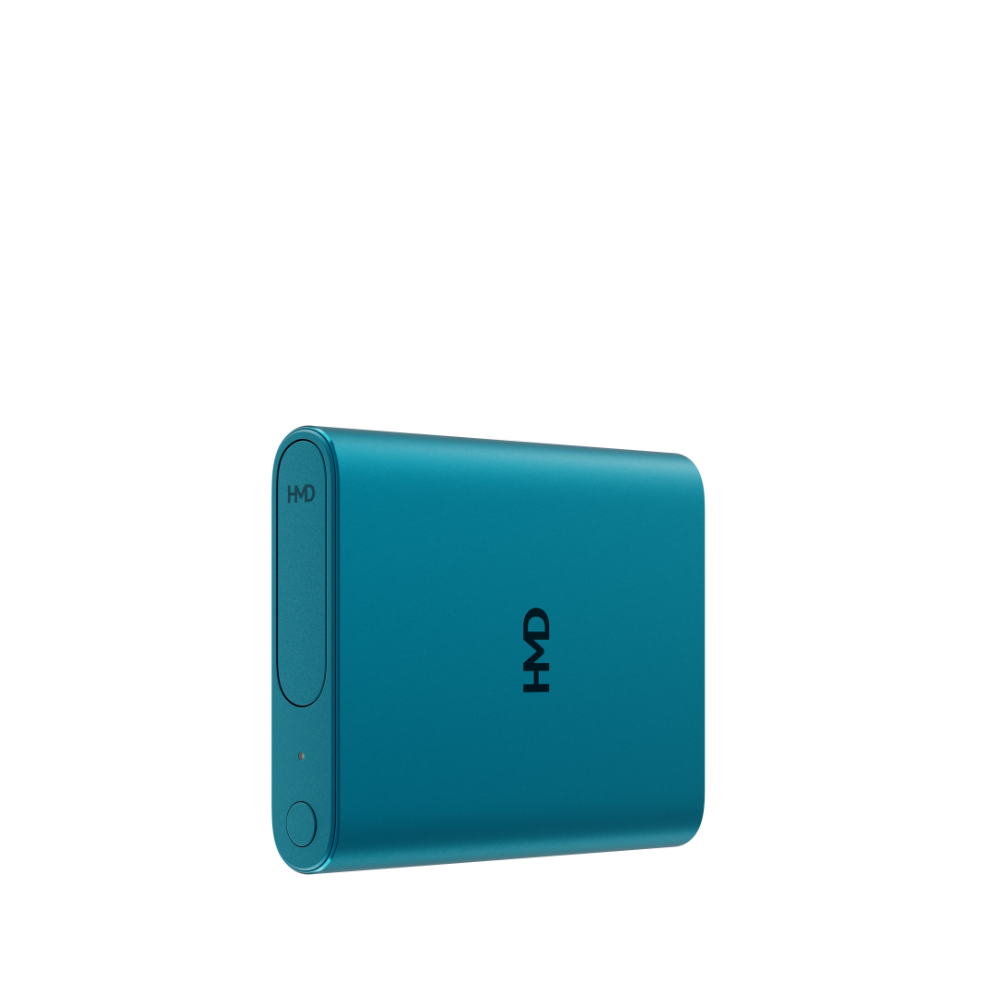 Image of HMD Amped Buds Cyan – premium wireless earbuds featuring advanced noise cancellation, a secure ergonomic design, and rich, immersive sound quality for a reliable audio experience.