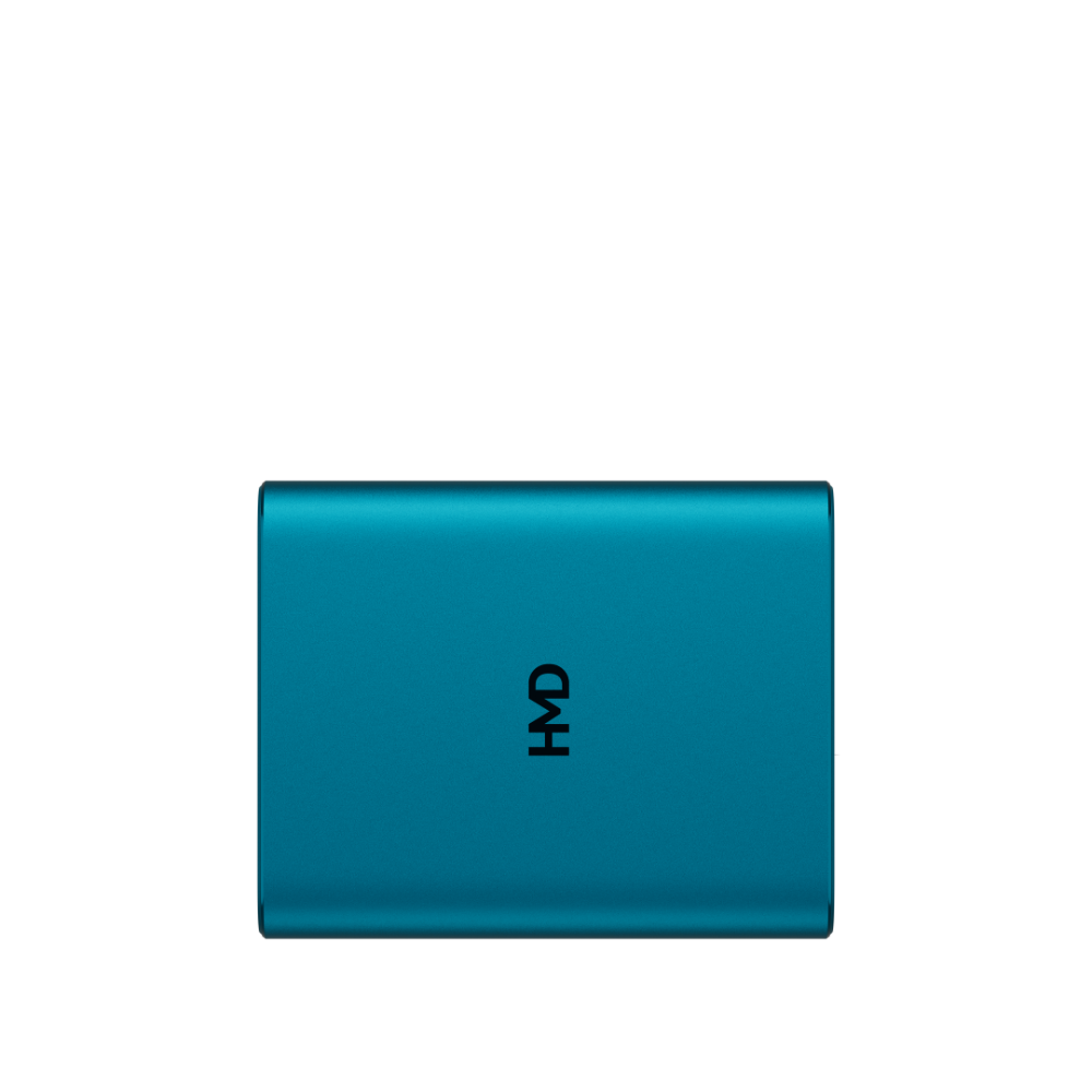 Image of HMD Amped Buds Cyan – premium wireless earbuds featuring advanced noise cancellation, a secure ergonomic design, and rich, immersive sound quality for a reliable audio experience.