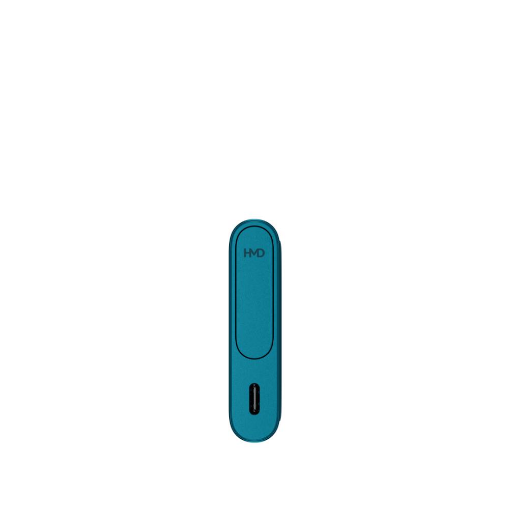 Image of HMD Amped Buds Cyan – premium wireless earbuds featuring advanced noise cancellation, a secure ergonomic design, and rich, immersive sound quality for a reliable audio experience.