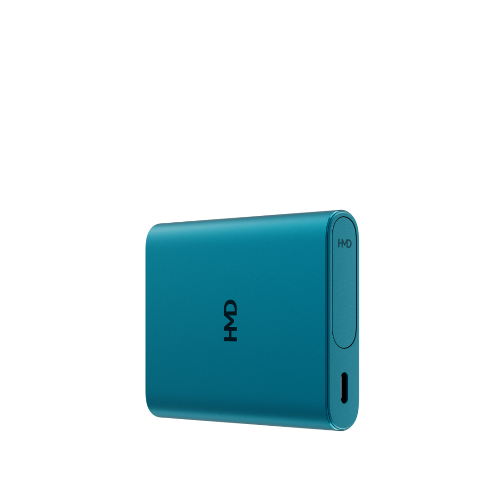 Image of HMD Amped Buds Cyan – premium wireless earbuds featuring advanced noise cancellation, a secure ergonomic design, and rich, immersive sound quality for a reliable audio experience.