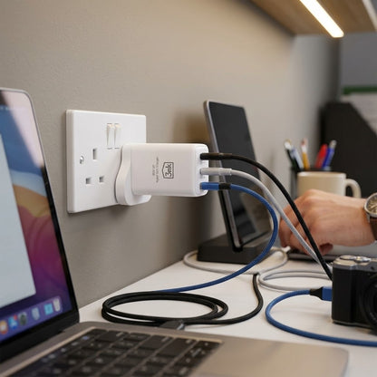 3MK 65W Wall Charger USB-C and  USB-A 65W
