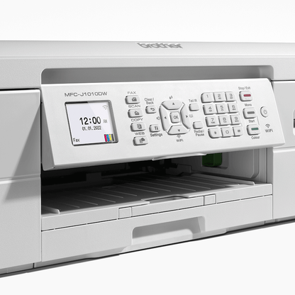 Brother MFC-J1010DW wireless colour printer front view