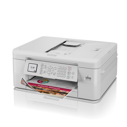 Brother MFC-J1010DW printer viewed from above
