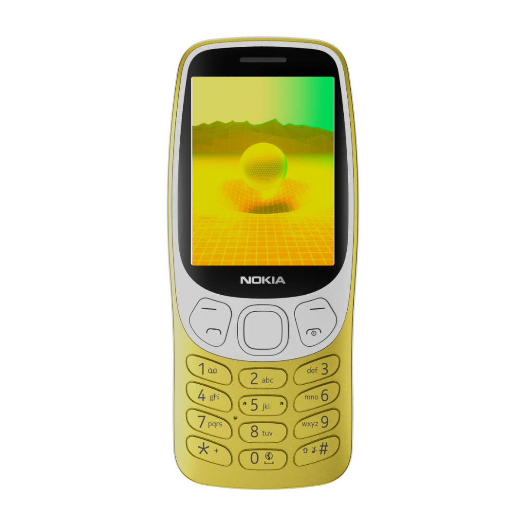 Nokia 3210 4G 64GB Mobile Featurephone. (2024) Unlocked in Y2K Yellow