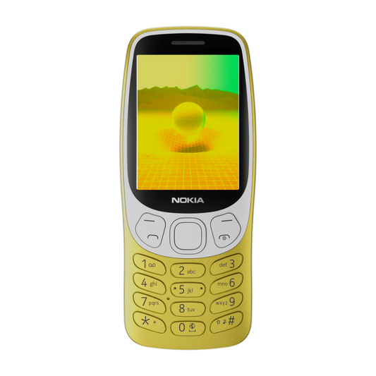 Nokia 3210 4G 64GB Mobile Featurephone. (2024) Unlocked in Y2K Yellow