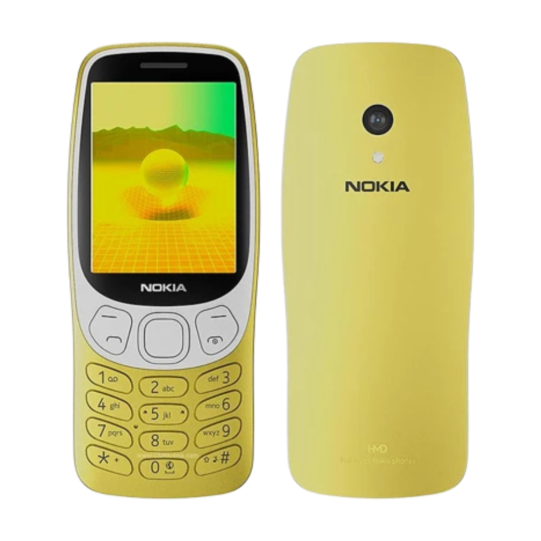 Nokia 3210 4G 64GB Mobile Featurephone. (2024) Unlocked in Y2K Yellow