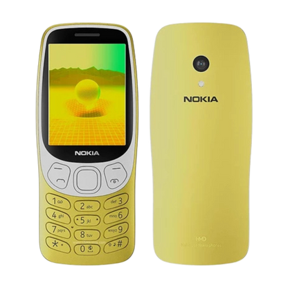 Nokia 3210 4G 64GB Mobile Featurephone. (2024) Unlocked in Y2K Yellow