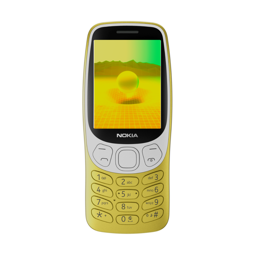 Nokia 3210 Featurephone Y2K Yellow