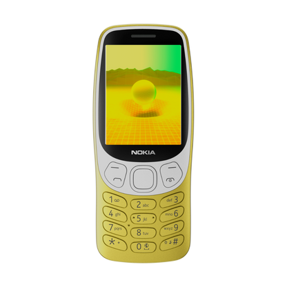 Nokia 3210 Featurephone Y2K Yellow