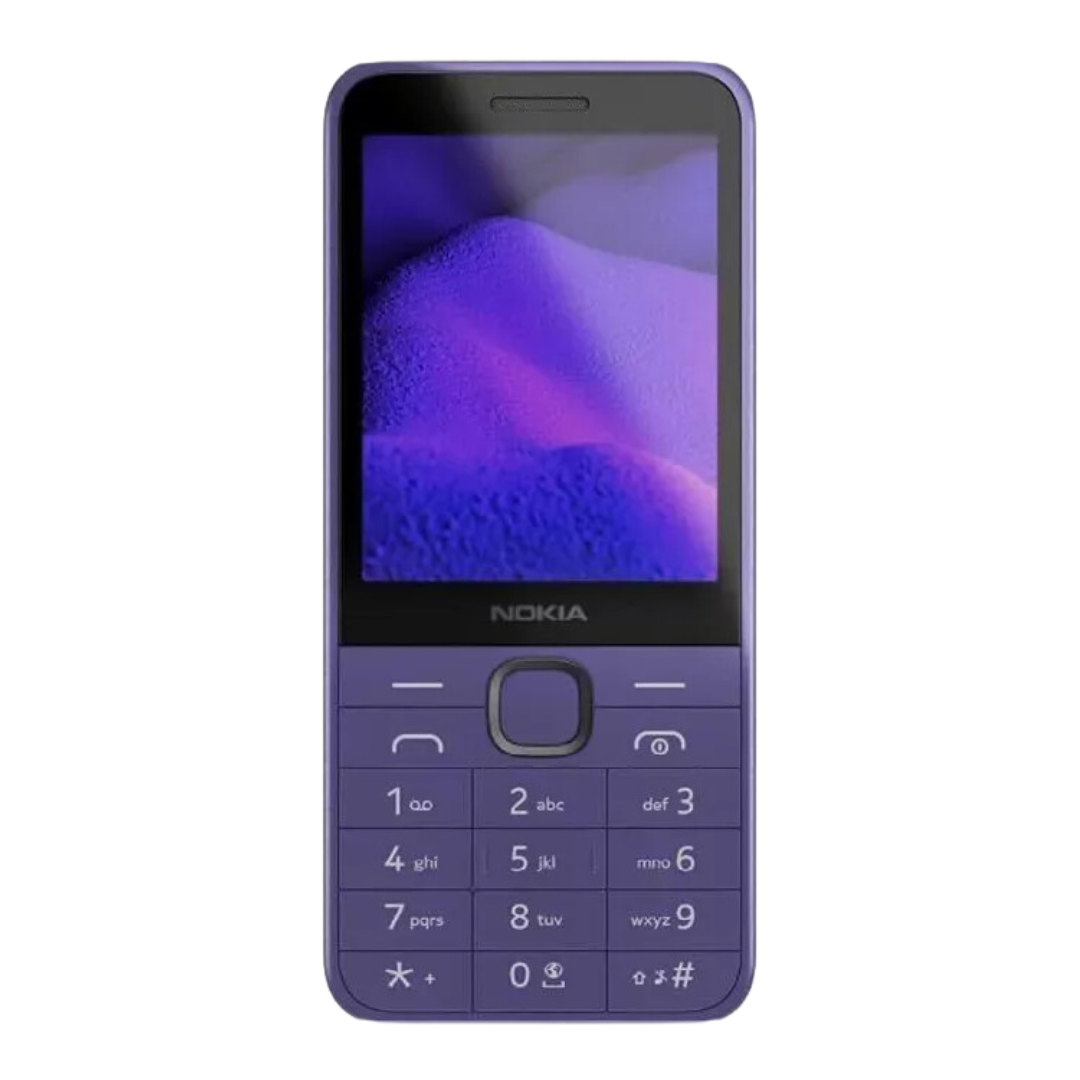 Nokia 235 4G Purple (2024, Unlocked, Dual Sim) Mobile Featurephone