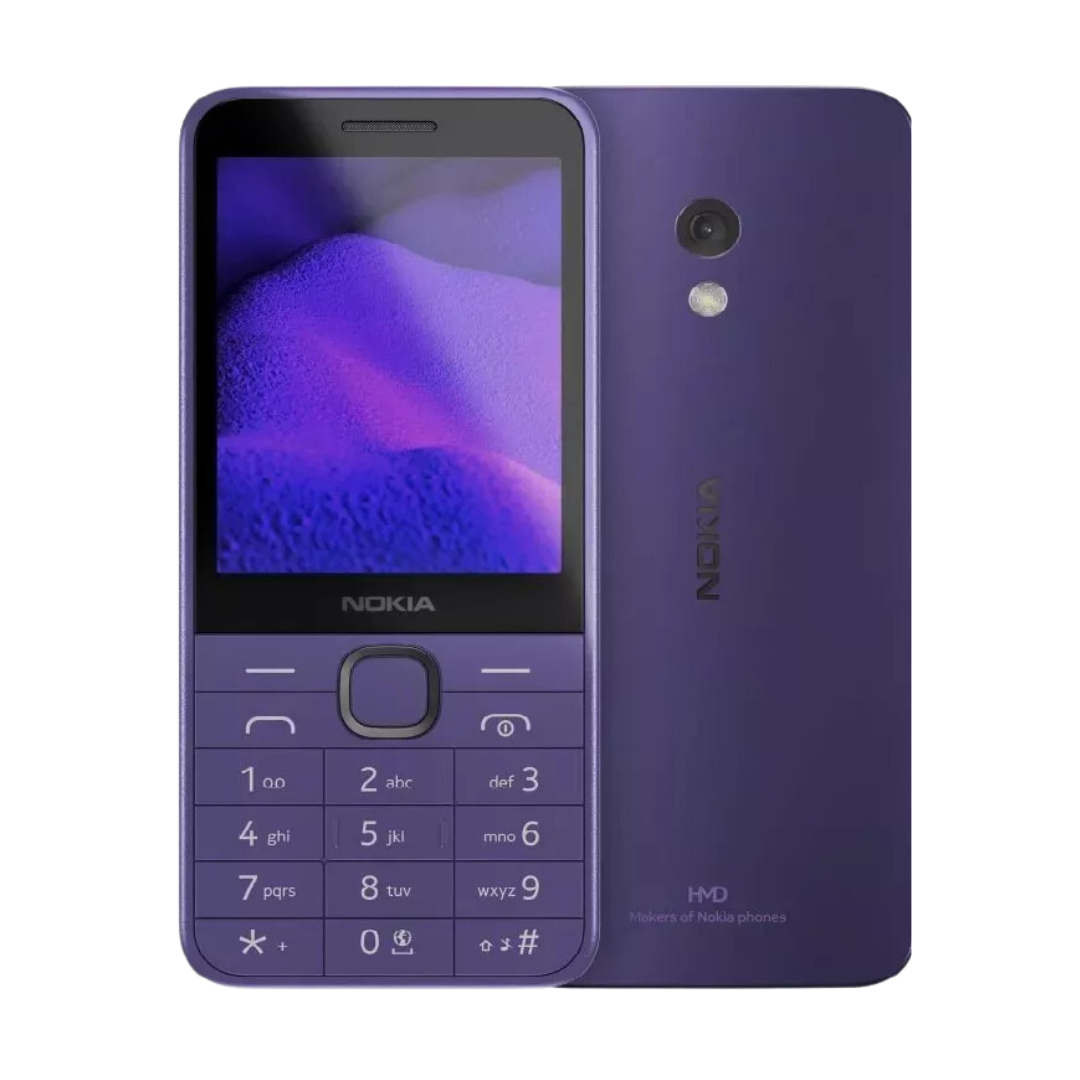 Nokia 235 4G Purple (2024, Unlocked, Dual Sim) Mobile Featurephone