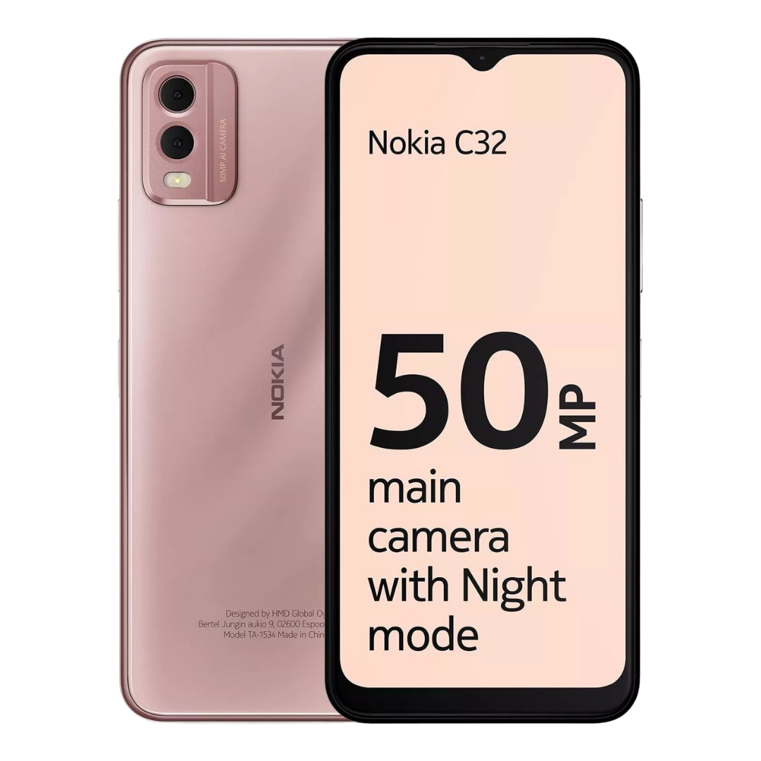 Nokia C32 - 64GB - Beach Pink